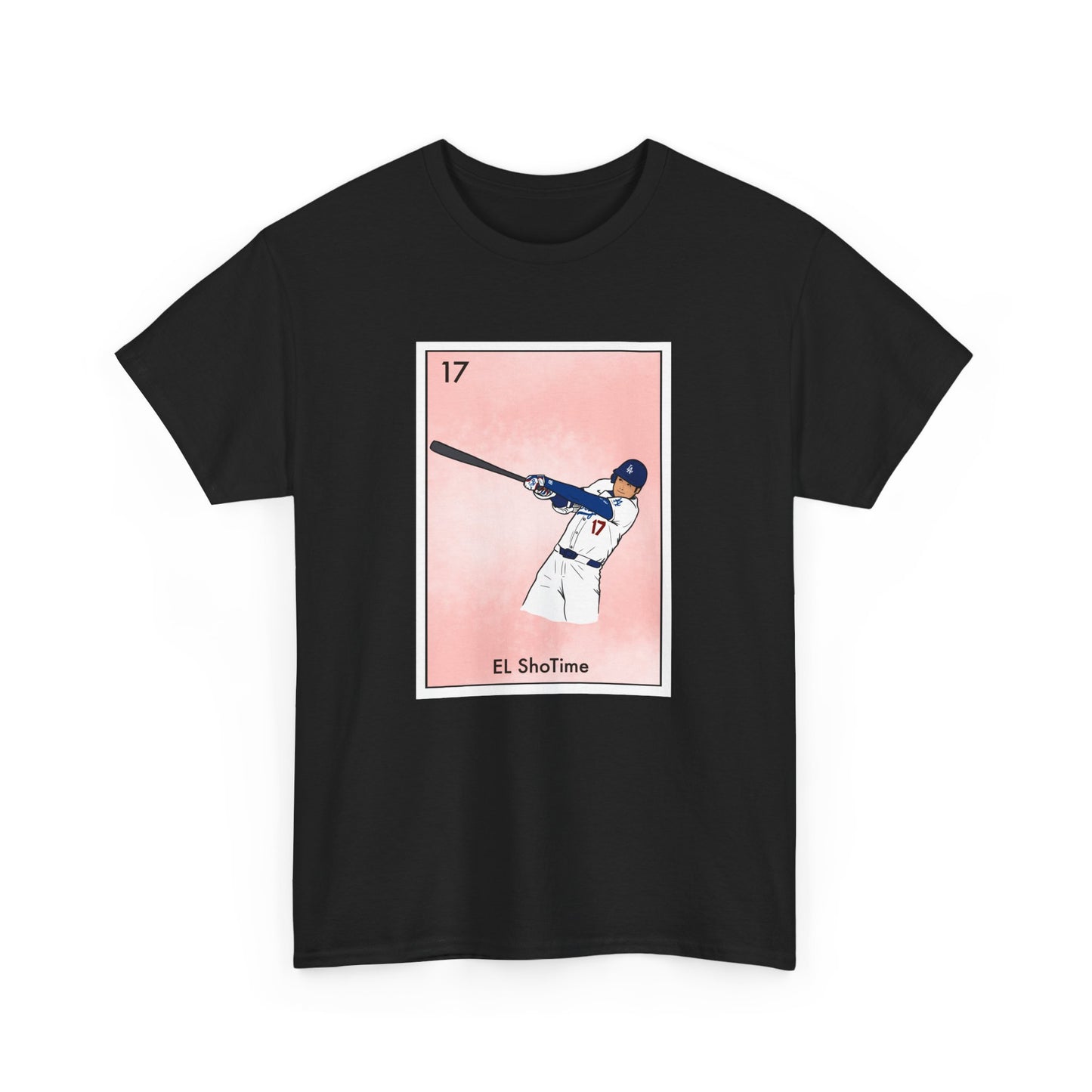 El ShoTime Unisex Heavy Cotton Tee - Casual Baseball Inspired Design