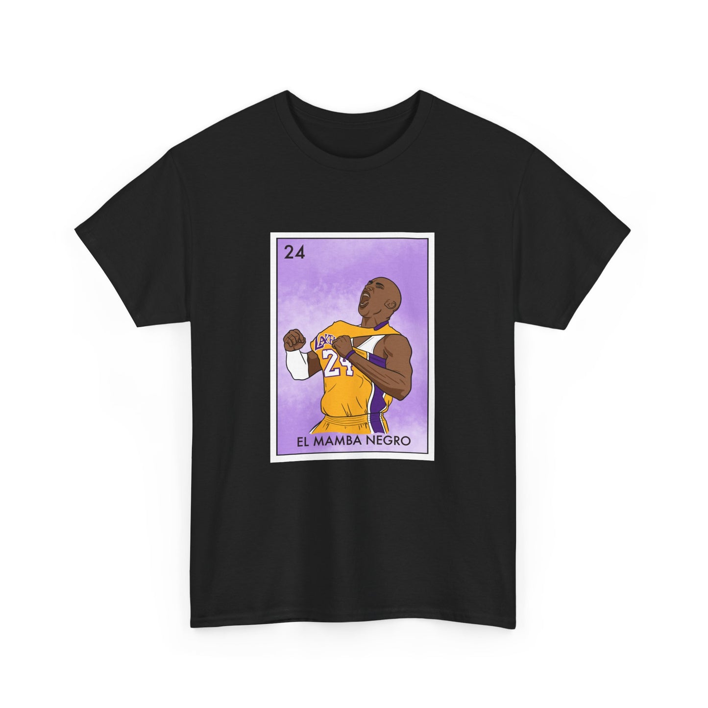 Kobe Bryant Tribute Tee - Unisex Heavy Cotton Shirt | EL MAMBA NEGRO Design