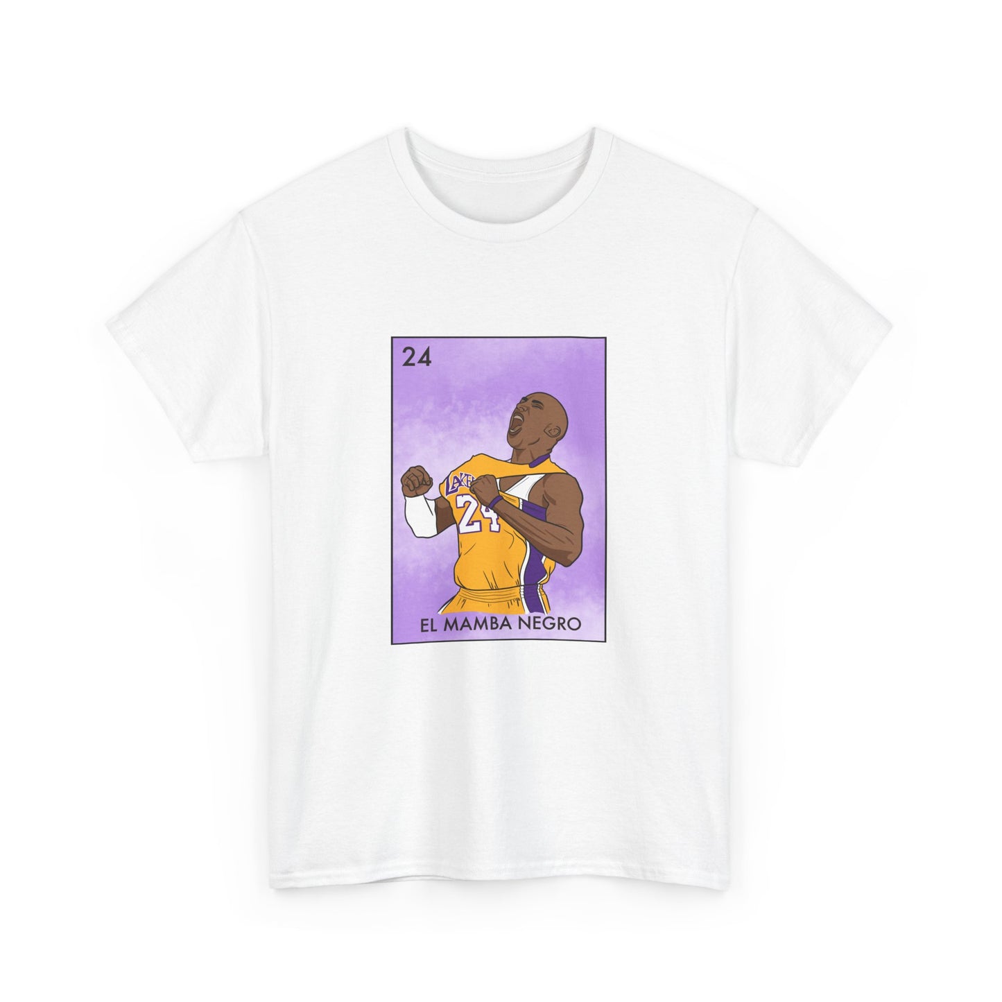 Kobe Bryant Tribute Tee - Unisex Heavy Cotton Shirt | EL MAMBA NEGRO Design
