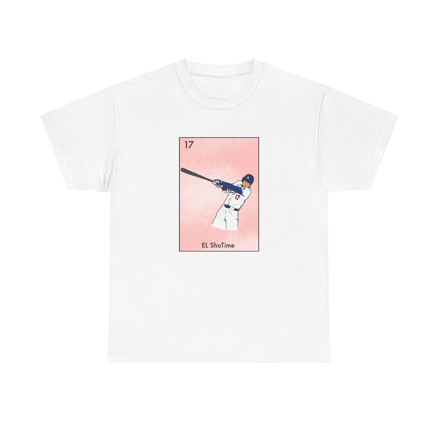 El ShoTime Unisex Heavy Cotton Tee - Casual Baseball Inspired Design