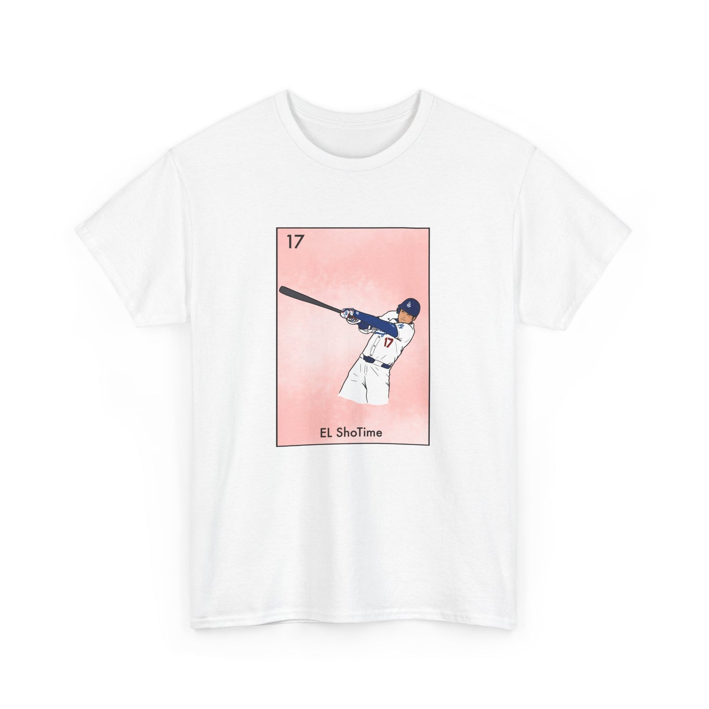 El ShoTime Unisex Heavy Cotton Tee - Casual Baseball Inspired Design