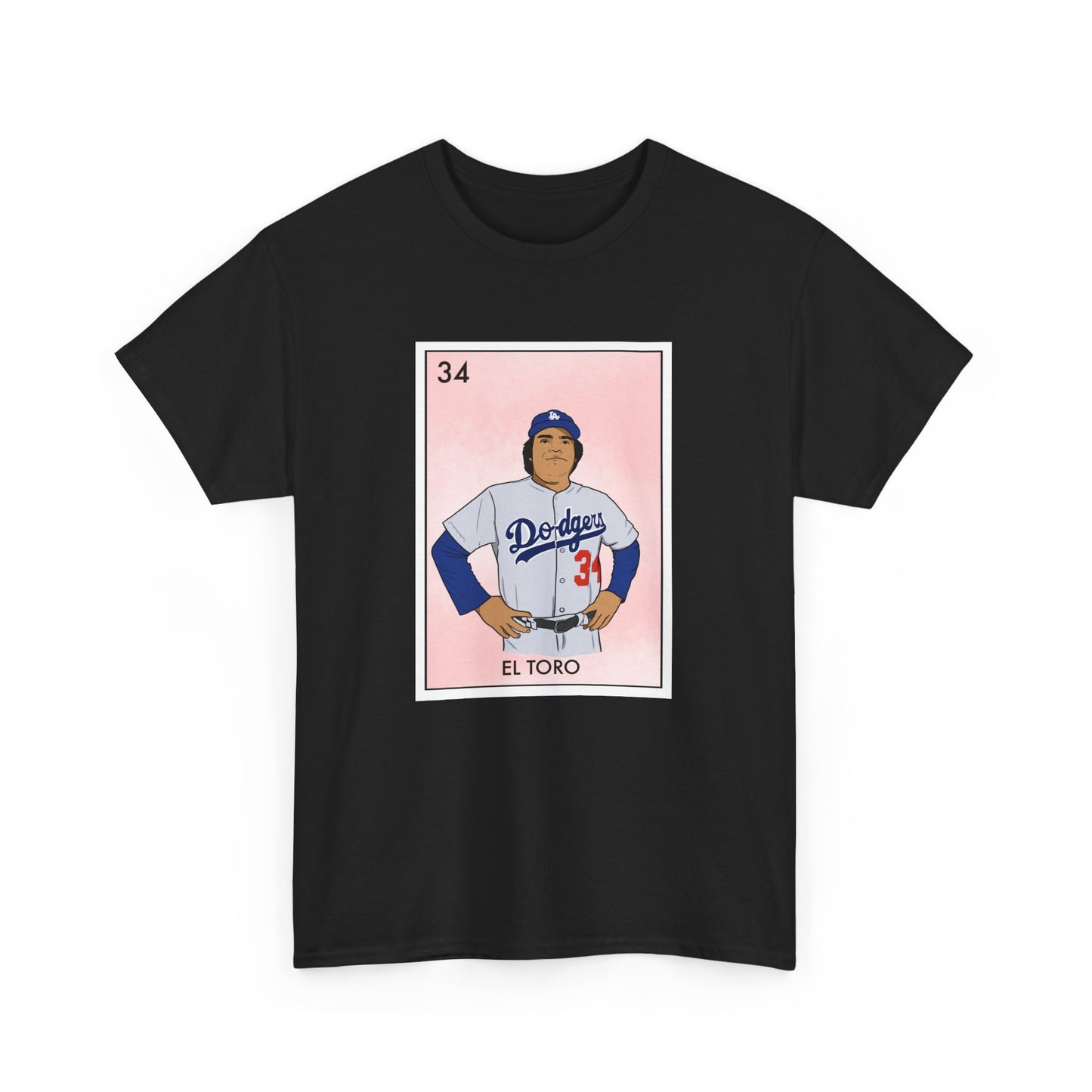 Baseball Tribute Tee El Toro Los Angeles Unisex Heavy Cotton T-Shirt