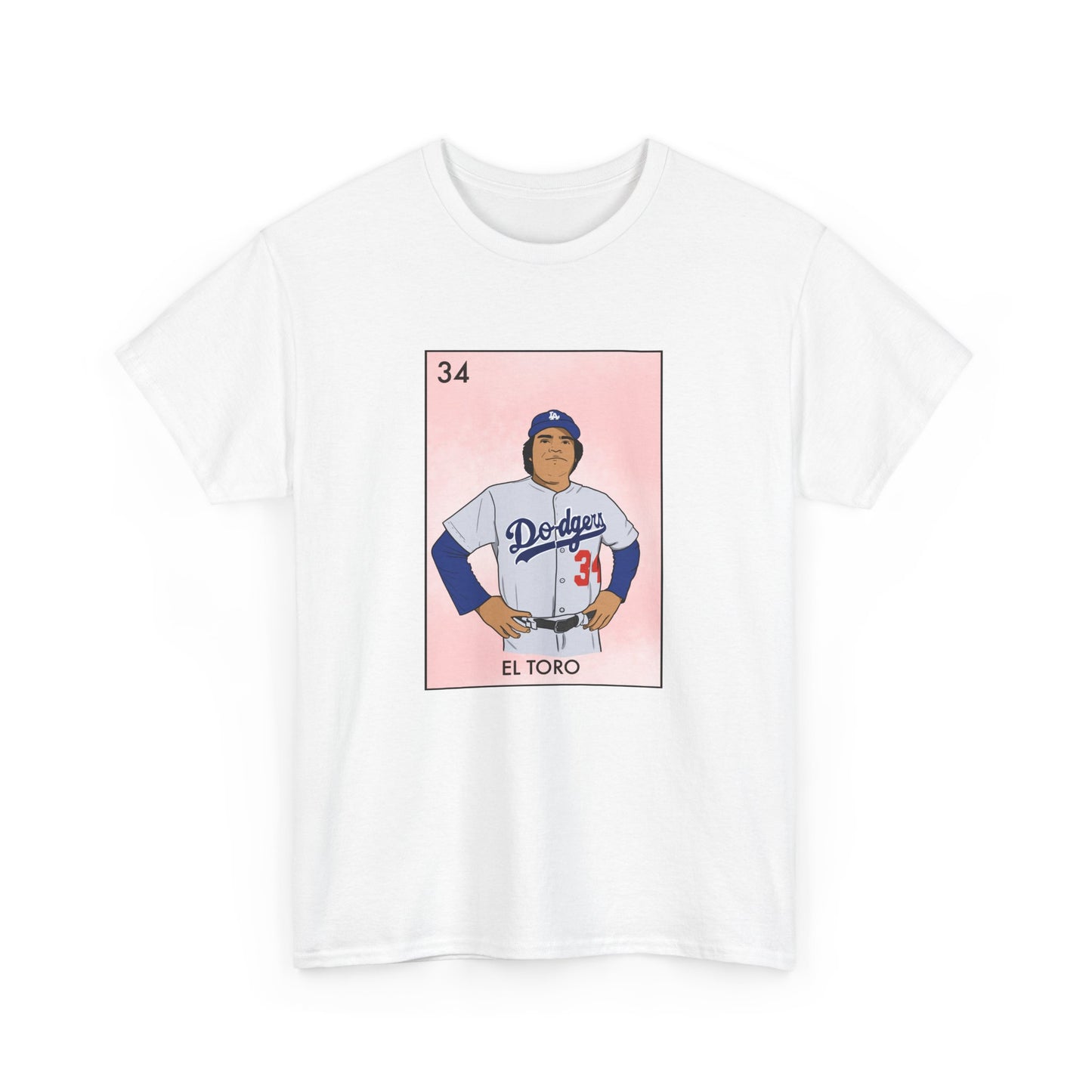 Baseball Tribute Tee El Toro Los Angeles Unisex Heavy Cotton T-Shirt