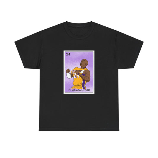 Kobe Bryant Tribute Tee - Unisex Heavy Cotton Shirt | EL MAMBA NEGRO Design